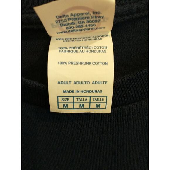 Vintage Mens Medium Delta Atlanta Braves MLB T Shirt Tee Blue USA Tomahawk - Picture 2 of 5